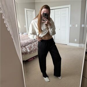 Brandy Melville black silk pants